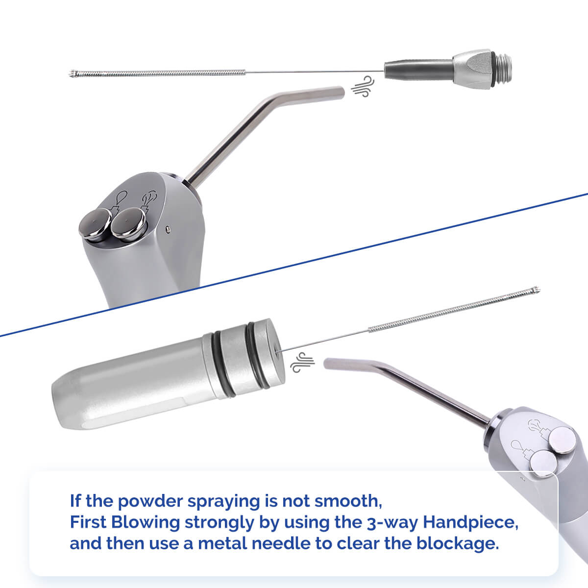 Dental Aluminum Oxide Microblaster Blaster Dry Alumina Sandblasting System 4 Hole - pairaydental.com