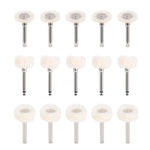 Dental Polishing Brush Wheel White Goat Hair/ Cotton/ Felt 5pcs/Pack - pairaydental.com