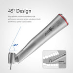 1:4.2 Electric Contra Angle Increasing Handpiece 45 Degree Fiber Optic External Water - pairaydental.com