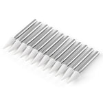 Dental White Stone Polishing FG Burs Cone Shape 12pcs/Box - pairaydental.com