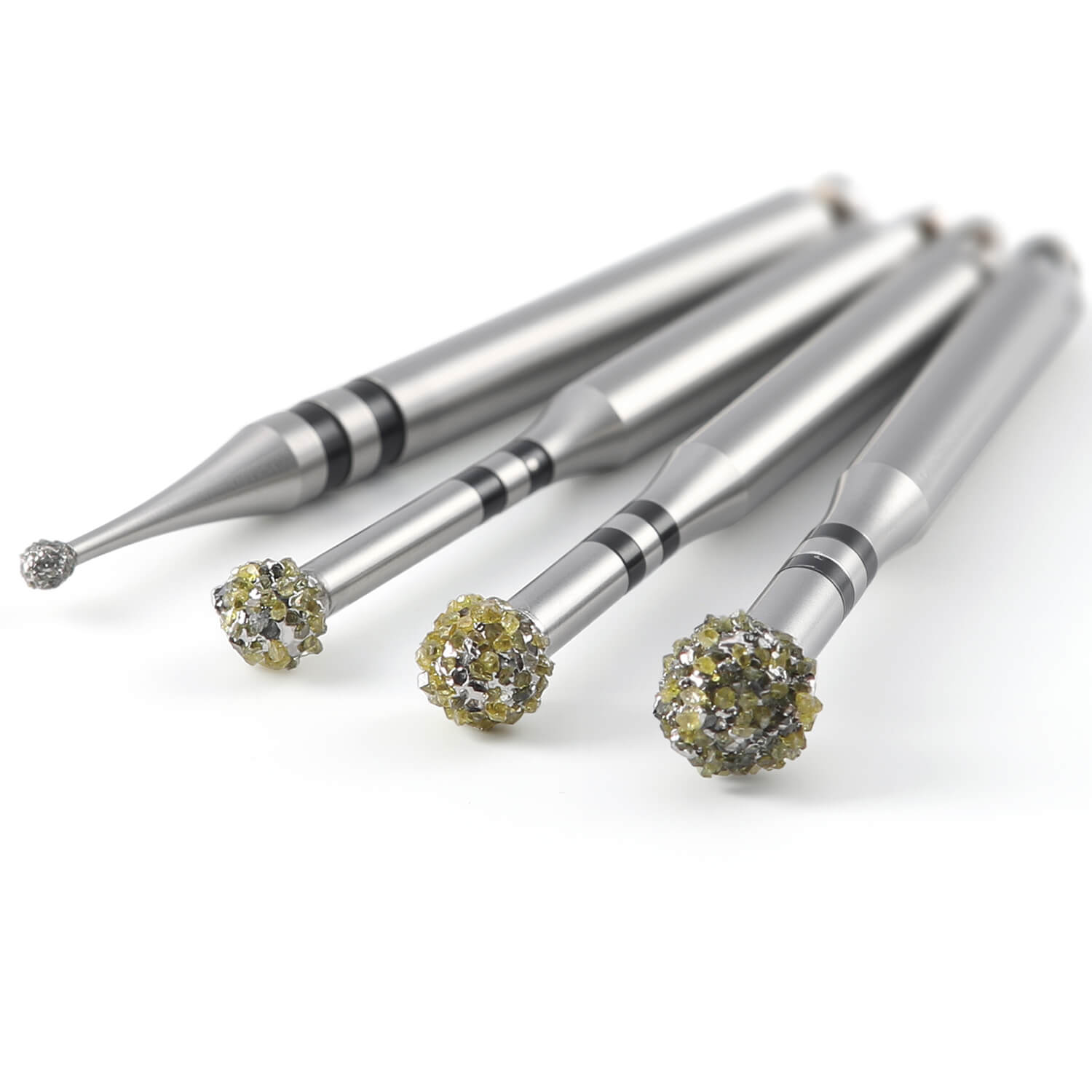 Dental Degranulation Bur Kit CA2.35mm Osseous Debridement Soft Tissue Removal Diamond 4pcs/Kit - pairaydental.com