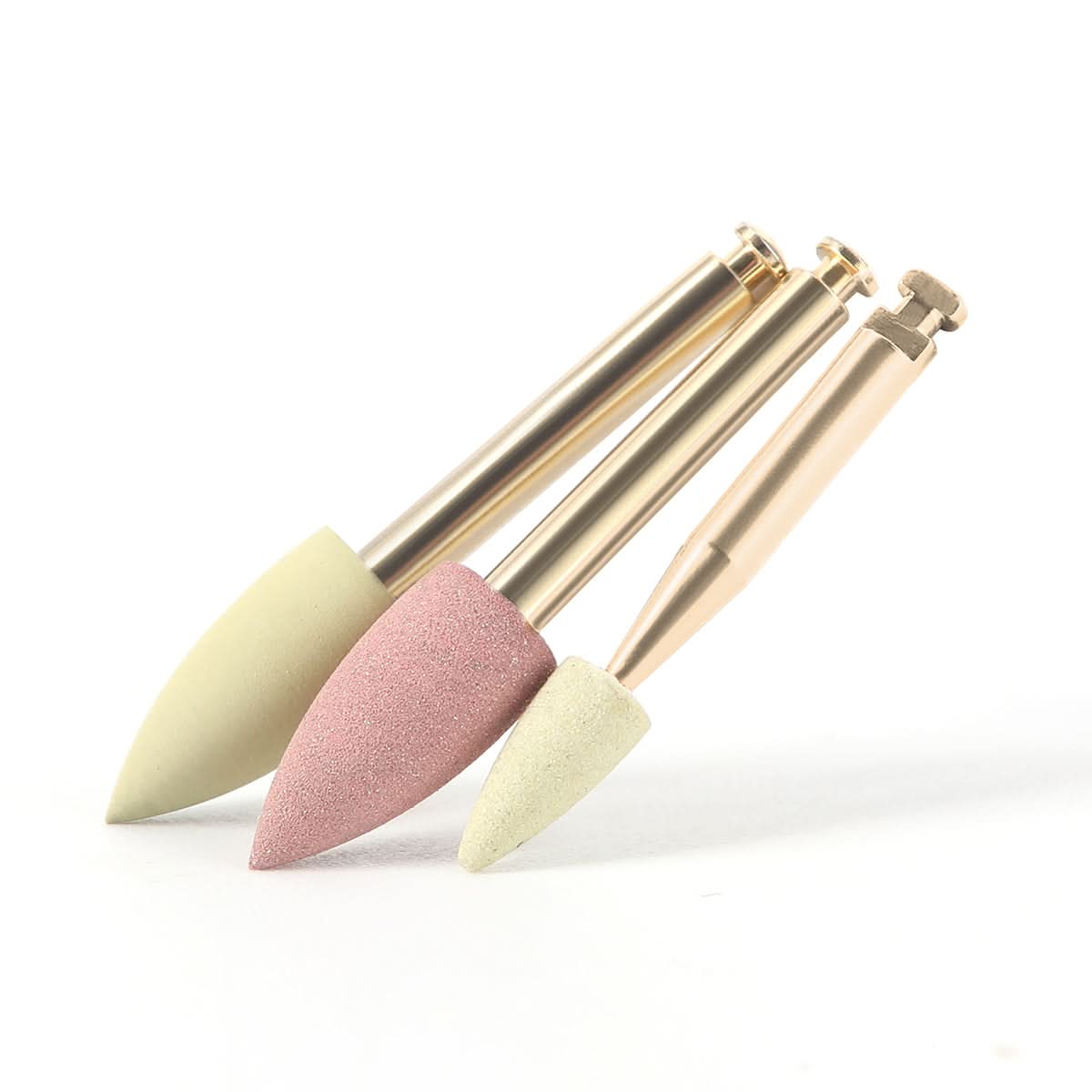 Dental Zirconia Grinding and Polishing Kit RA 2.35mm Ceramic/ Rubber Diamond 3pcs/Kit - pairaydental.com