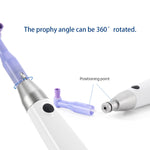 Cordless Hygiene Prophy Handpiece 360° Rotating 6 Speed Settings & 2 Prophy Angles - pairaydental.com