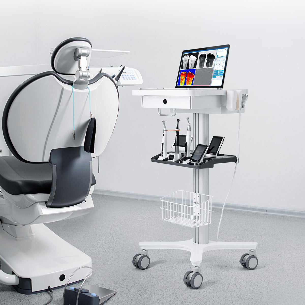 Dental Mobile Trolley Cart Standard Model