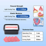 Light Curing Tray for Custom Trays Base Plates 2mm Thick Pink 50sheets/Box - pairaydental.com