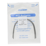 Dental Orthodontic Archwire NiTi Super Elastic Square Round 0.012-0.020 Upper/Lower 10pcs/Pack - pairaydental.com