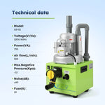Dental Portable Suction Unit 300L/min 750W for 1-2 Dental Chair - pairaydental.com