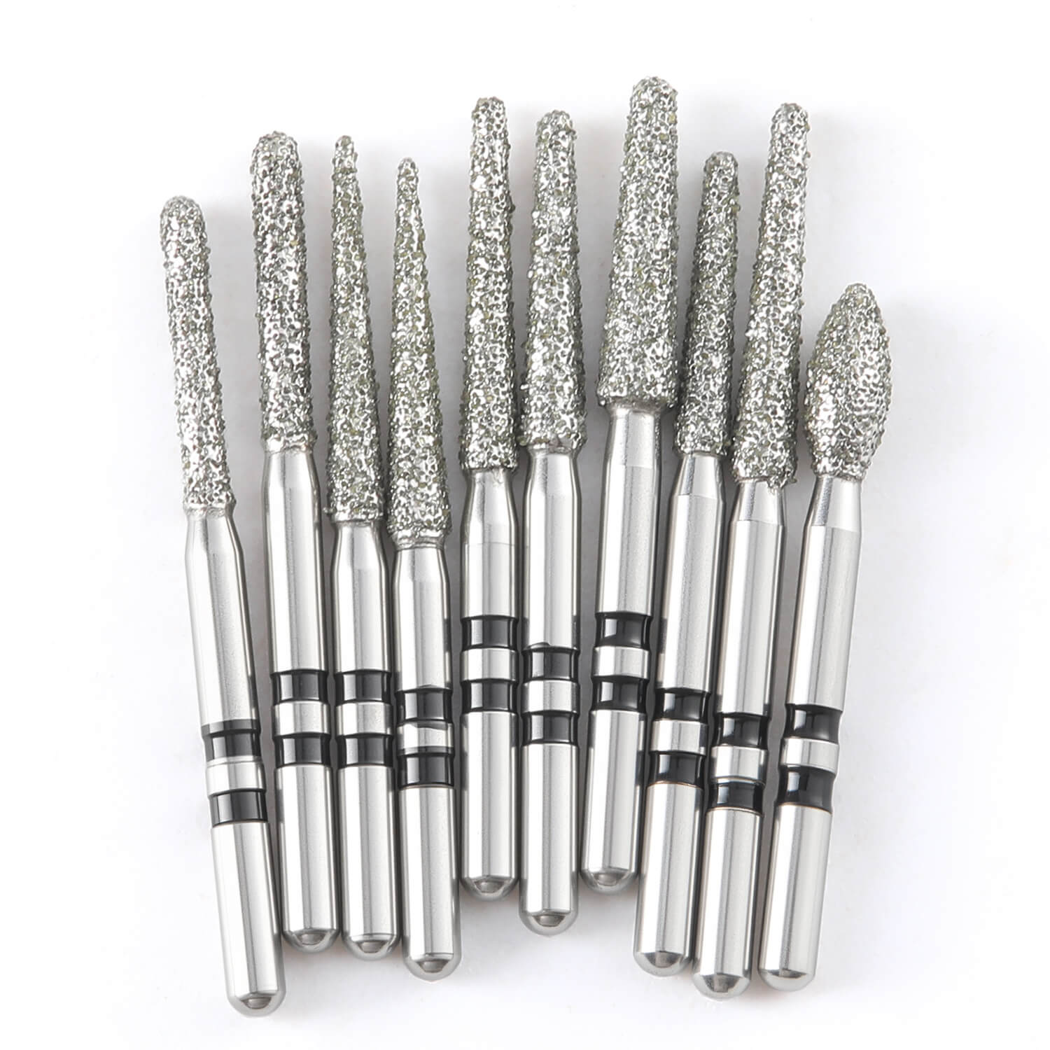 Dental Diamond Zirconia Cutting Bur Kit FG 1.6mm 10pcs/Kit - pairaydental.com