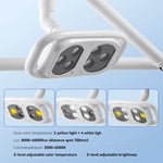 Portable Mobile Dental Cart with T6 LED Lamp & Integrated Compressor 4-Hole Built-in Woodpecker Scaler & Curing Light - pairaydental.com