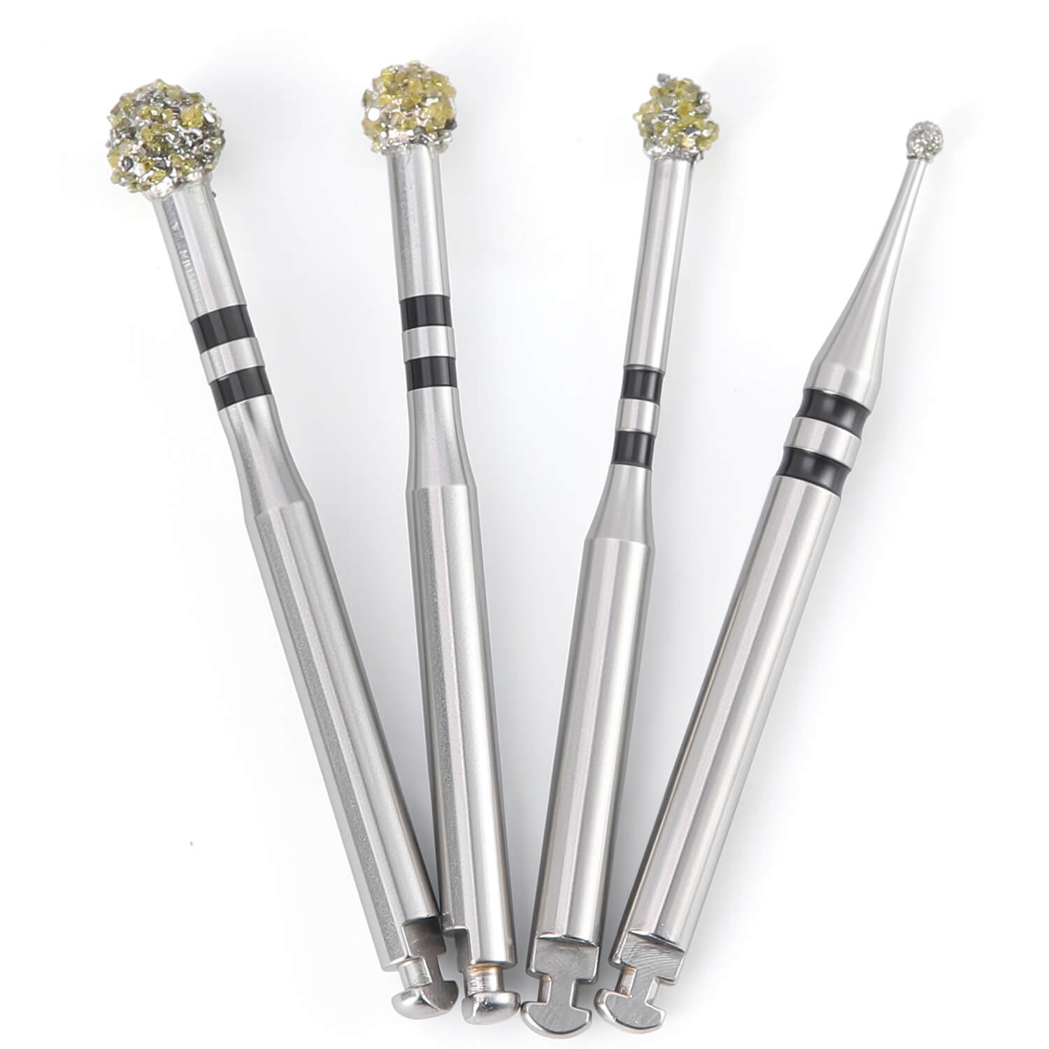 Dental Degranulation Bur Kit CA2.35mm Osseous Debridement Soft Tissue Removal Diamond 4pcs/Kit - pairaydental.com