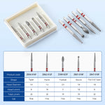 Dental Diamond Zirconia Cutting Burs Kit FG 1.6mm 10pcs/Kit - pairaydental.com