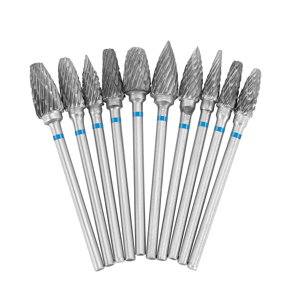 Dental Lab Polishing Bur Carbide Drills Kit HP 2.35mm Type G 10pcs/Box - pairaydental.com