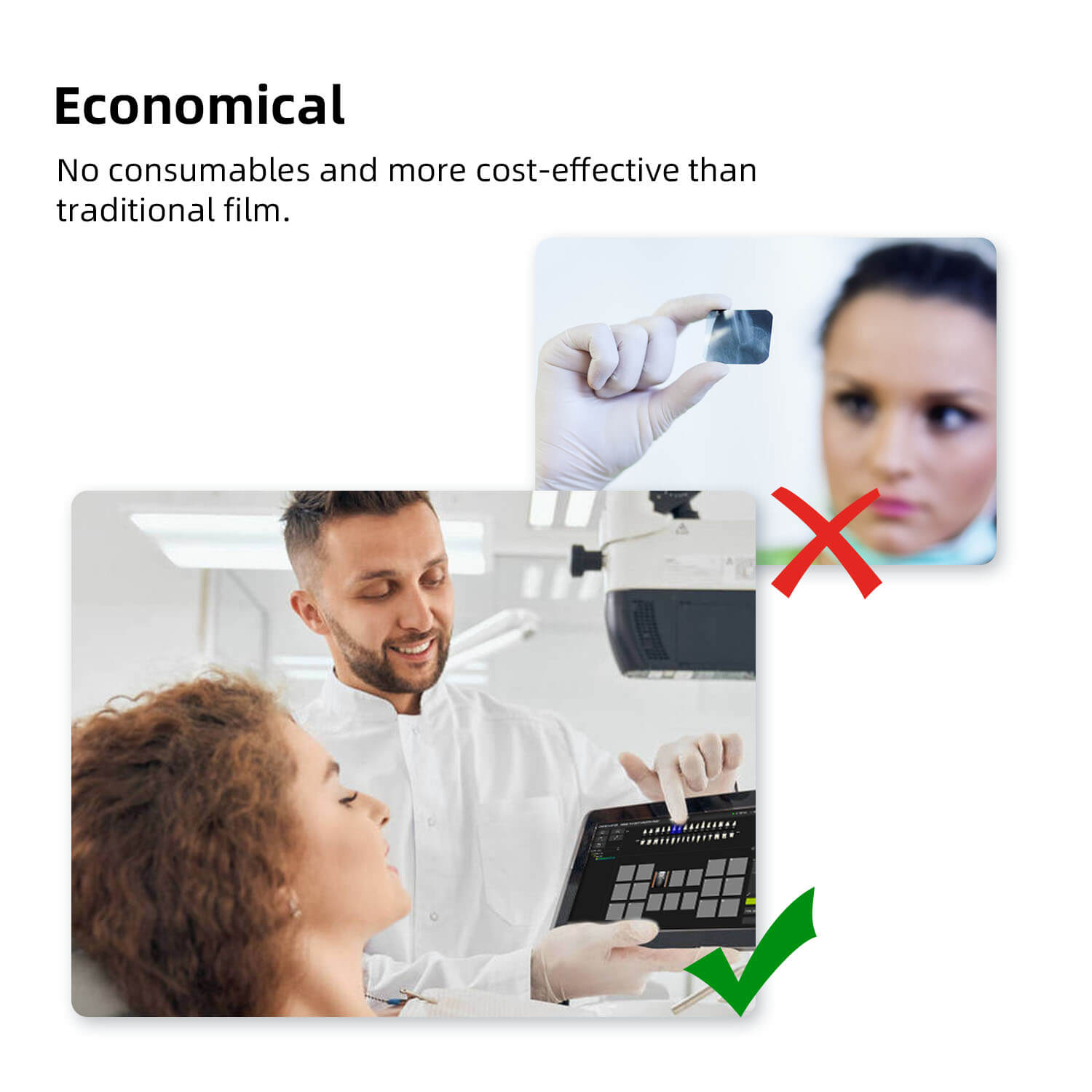 Dental Digital X-Ray Sensor S1.0 HD Intraoral Imaging System With Sensor Positioning Holder - pairaydental.com