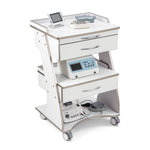 Dental  Mobile Rolling Cart Trolley Built-in Socket Three-Tier Cart 2 Drawers - pairaydental.com