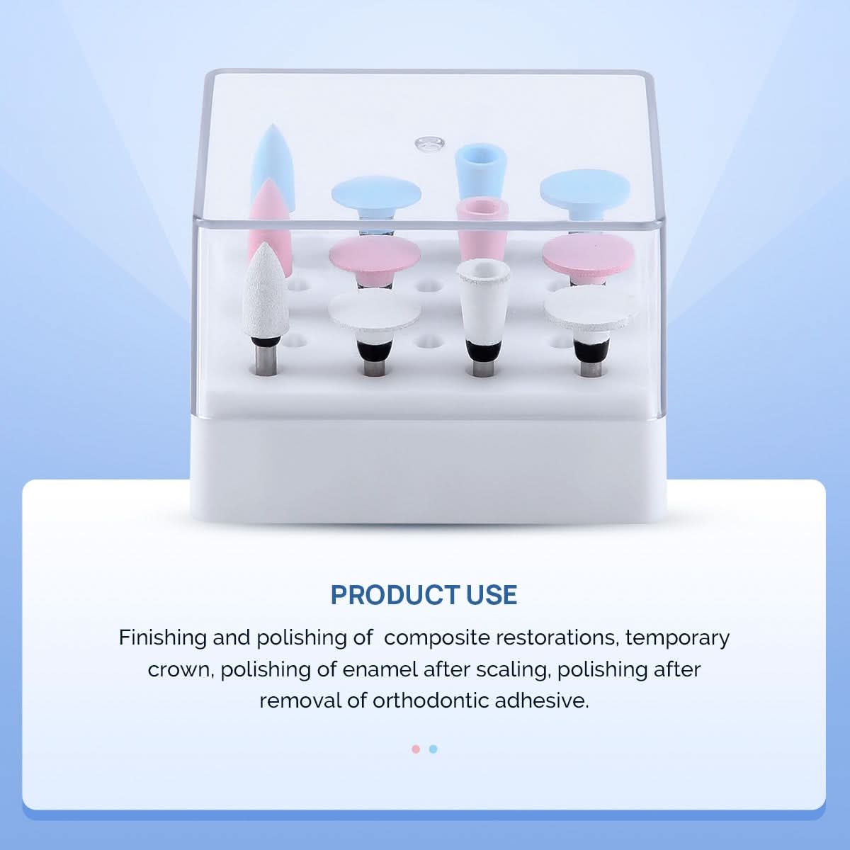 Dental Silicone Polishing Coarse/Medium/Fine 12pcs/Kit - pairaydental.com