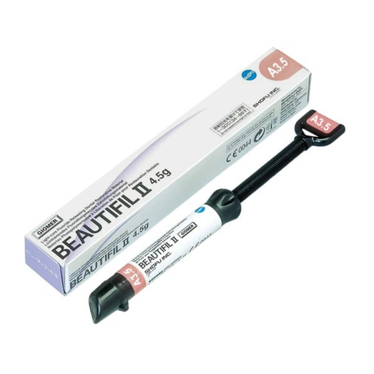 Shofu Beautifil II Nano-Hybrid Giomer Universal Composite 4.5g Syringe Refill - pairaydental.com