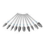 Dental Lab Polishing Bur Carbide Drills Kit HP 2.35mm Type G 10pcs/Box - pairaydental.com