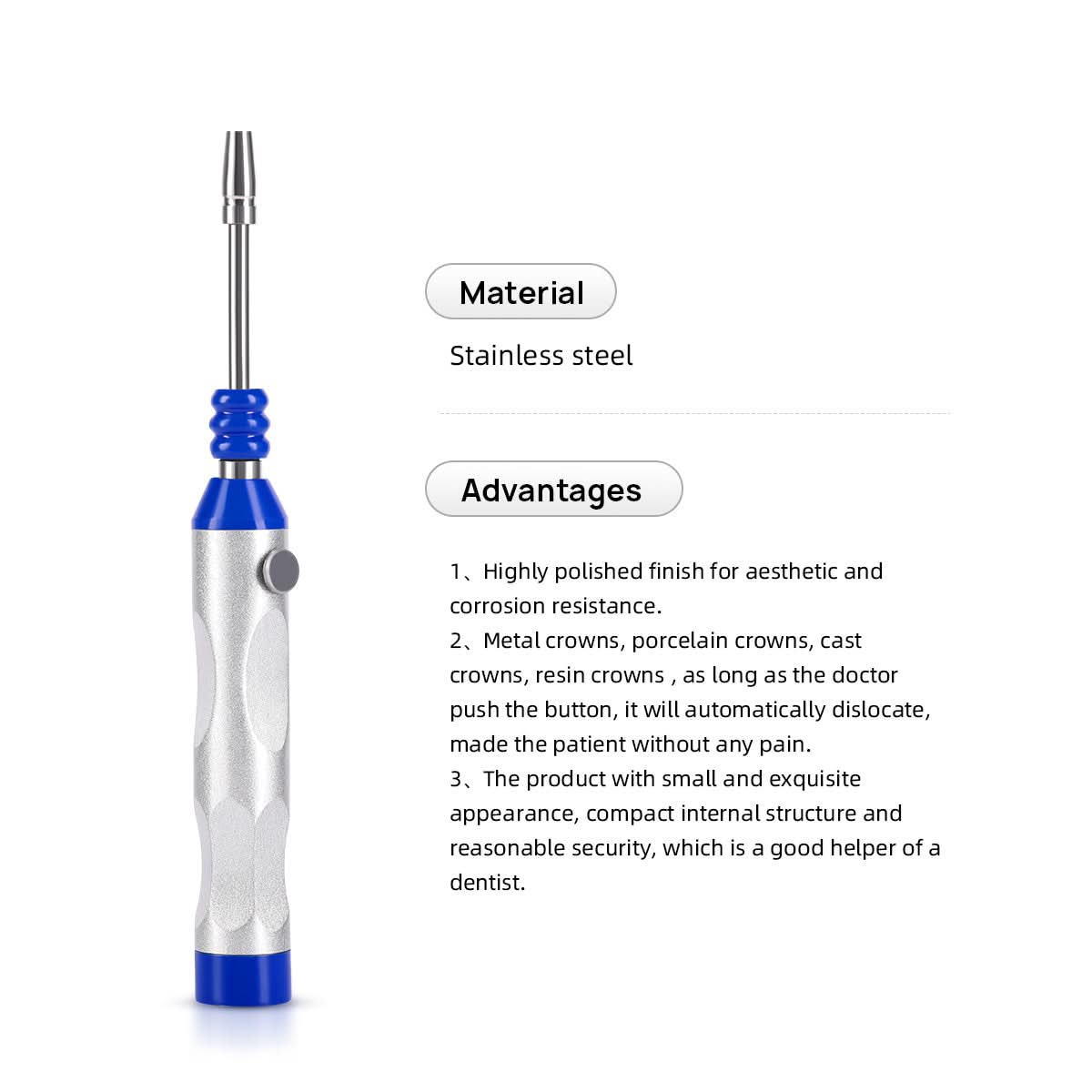 Dental Automatic Teeth Crown Remover Adjustable 4 Shifts - pairaydental.com