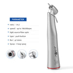 1:4.2 Electric Contra Angle Increasing Handpiece 45 Degree Fiber Optic External Water - pairaydental.com