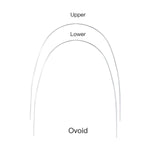 Archwire NiTi Super Elastic Ovoid Round 0.012-0.020 Upper/Lower 10pcs/Pack - pairaydental.com