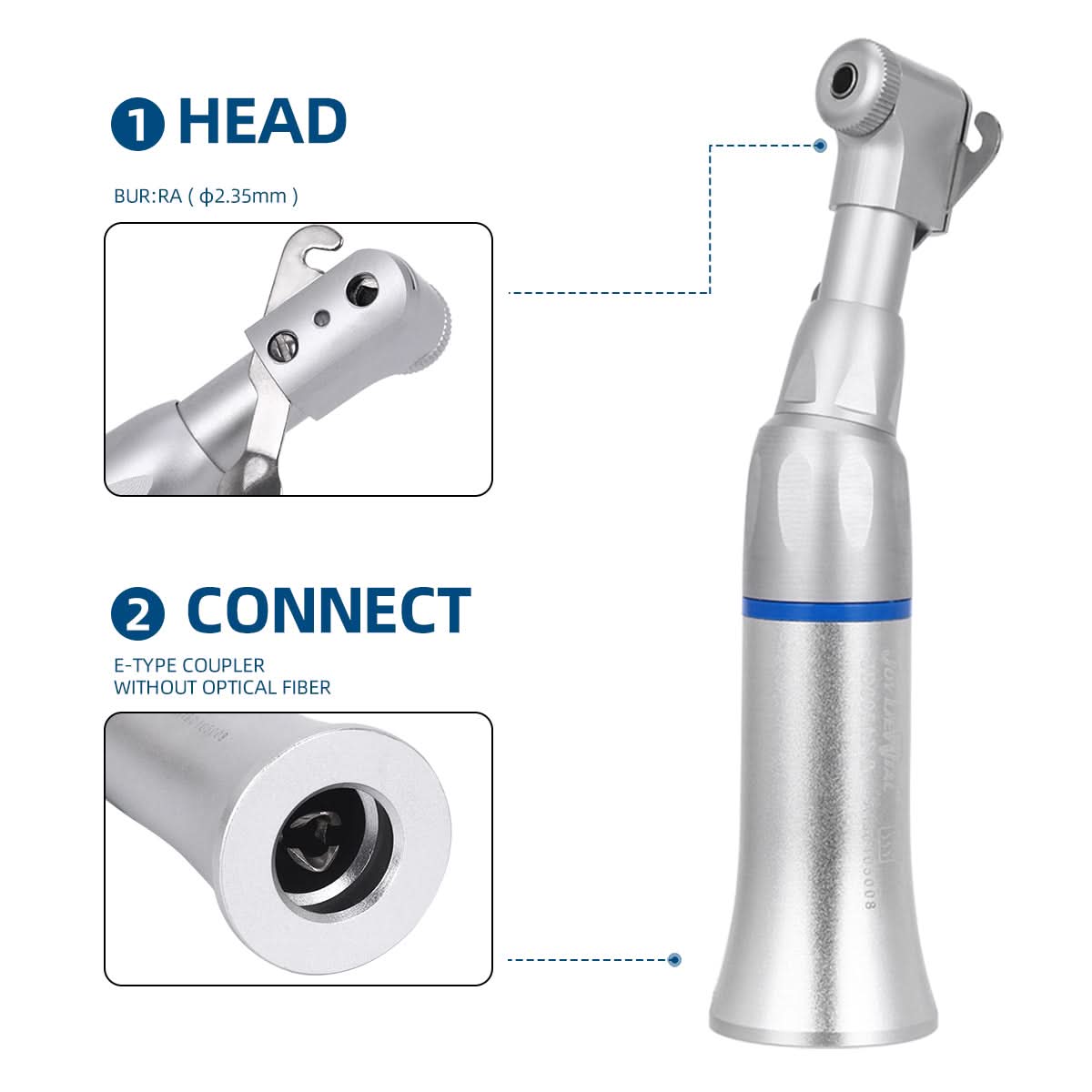 Low and High Speed Handpieces Kit 2/4 Holes E-type Air Motor - pairaydental.com