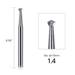 Dental Carbide Bur Round FG #4 10pcs/Box - pairaydental.com
