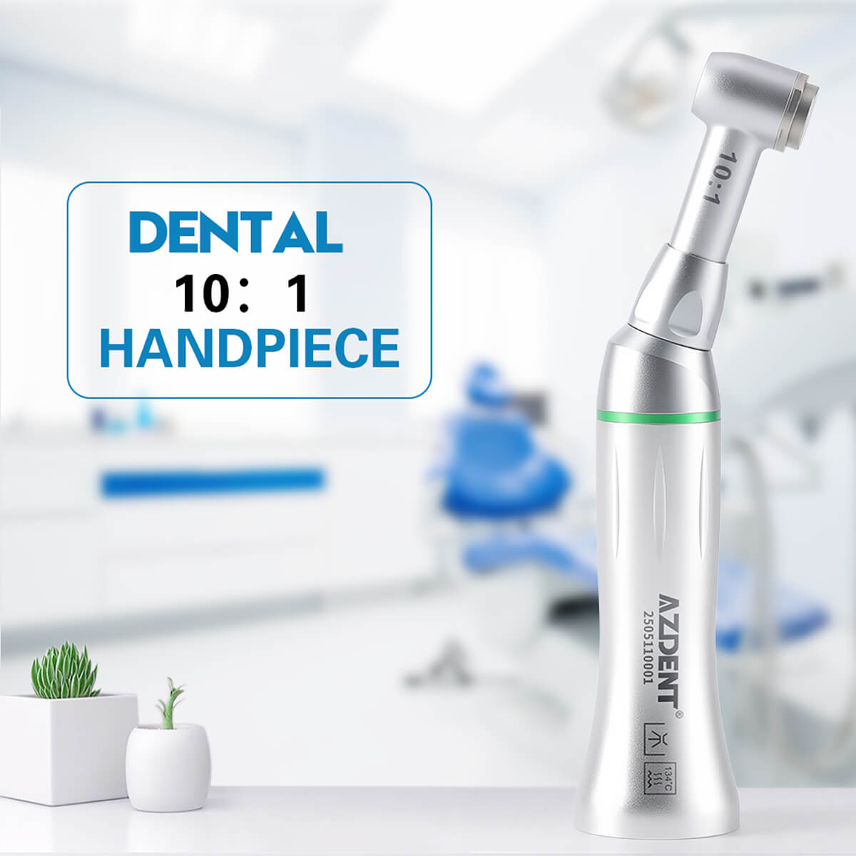 Dental 10:1 Endo Reciprocating Contra Angle Handpiece Push Button Autoclavable - pairaydental.com