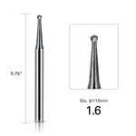 Dental Carbide Bur Round FG #5 10pcs/Box - pairaydental.com