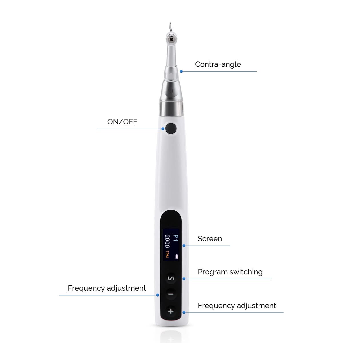 Wireless Electric Orthodontic Handpiece Interproximal System & 5pcs Strips - pairaydental.com