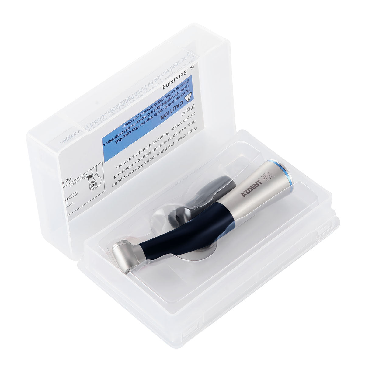 1:1 Fiber Optic Contra Angle Handpiece Internal Water Push Button - pairaydental.com