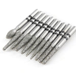 Dental Diamond Zirconia Cutting Bur Kit FG 1.6mm 10pcs/Kit - pairaydental.com