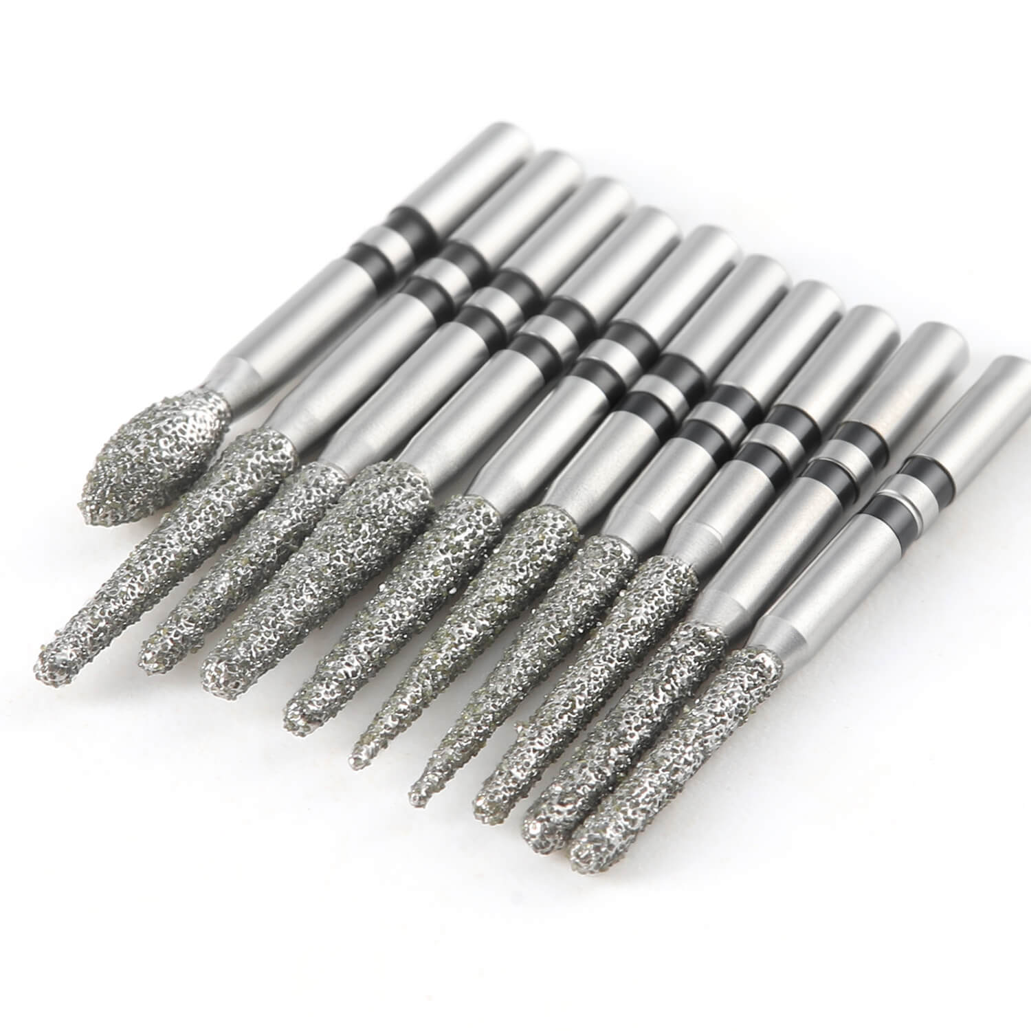 Dental Diamond Zirconia Cutting Bur Kit FG 1.6mm 10pcs/Kit - pairaydental.com