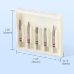 Dental Diamond Zirconia Cutting Burs Kit FG 1.6mm 10pcs/Kit - pairaydental.com