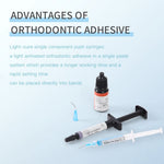 Light Cure Orthodontic Adhesive Kit Bonding Bracket Syringes 1pcs 3.5g - pairaydental.com