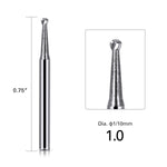 Dental Carbide Bur Round FG #2 10pcs/Box - pairaydental.com