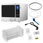 17L Dental Autoclave Steam Sterilizer Class B Table Top LCD Built-in Printer Dry Function - pairaydental.com
