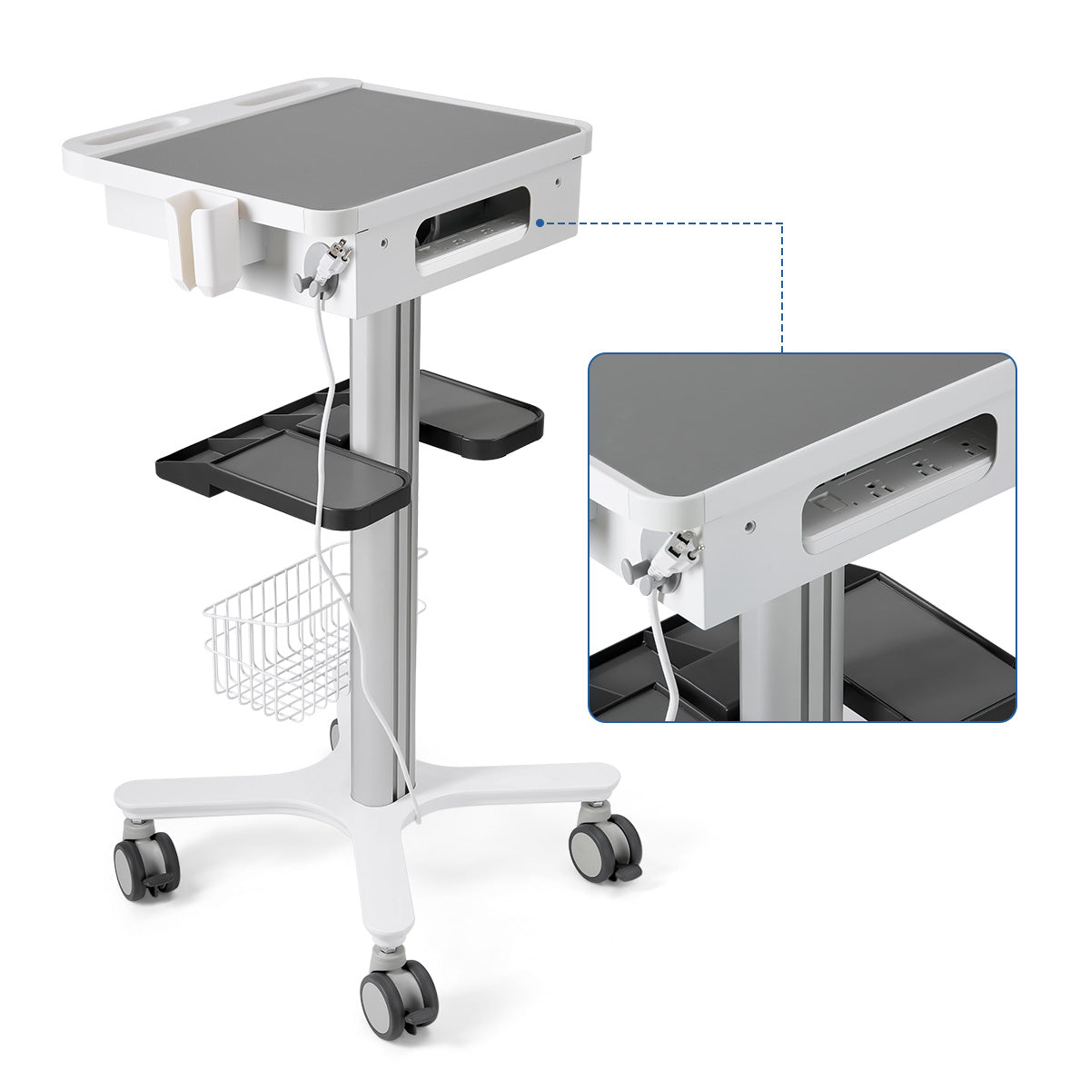 Dental Mobile Trolley Cart Standard Model