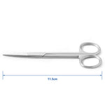 Dental Surgical Gum Tissue Scissors Straight Tip Stainless Steel 11.5cm(4.52") - pairaydental.com