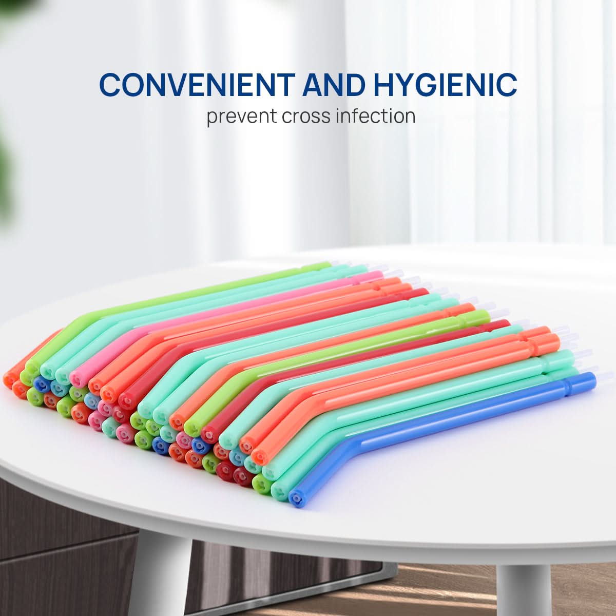 thumbnail image 2 of Dental 3-Way Air Water Syringe Disposable Spray Tips – Triple Nozzles – Up To 1000 Per Box – Brooklyn Dental 2 of 5