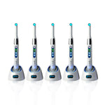 5pcs Woodpecker iLED Curing Light Wireless 360° Rotary 1 Sec Curing White Color -Pairaydental.com