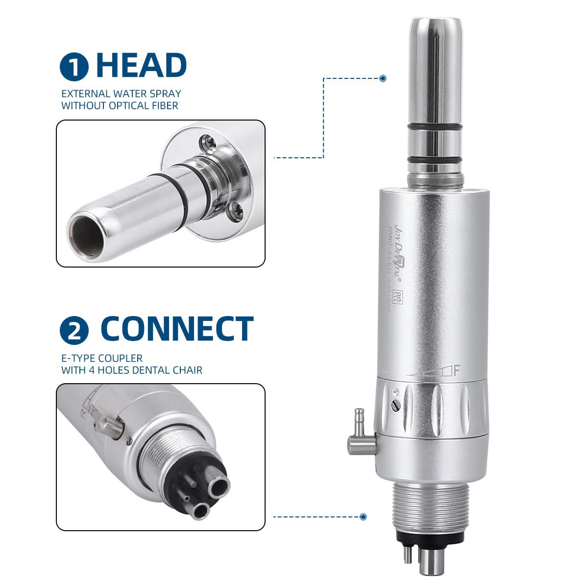 Low and High Speed Handpieces Kit 2/4 Holes E-type Air Motor - pairaydental.com