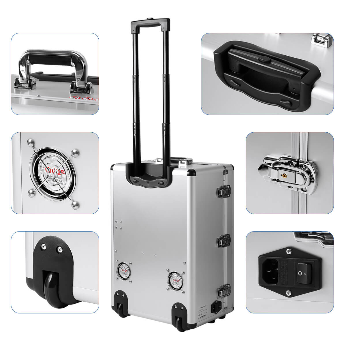 Portable Dental Unit System with Air Compressor Strong Suction 4 Holes - pairaydental.com