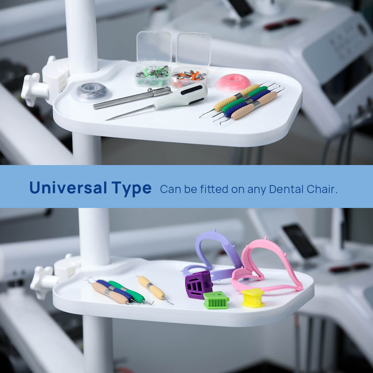 Dental Plastic Post Mounted Tray For Table Chair - pairaydental.com