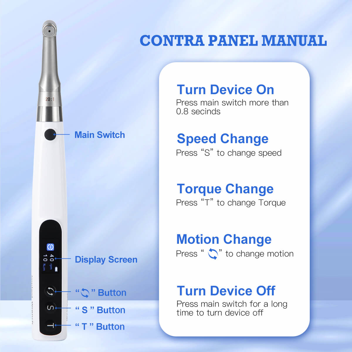 16pcs Electric Wireless Universal Implant Torque Wrench Drivers 10-50Ncm Kit - pairaydental.com