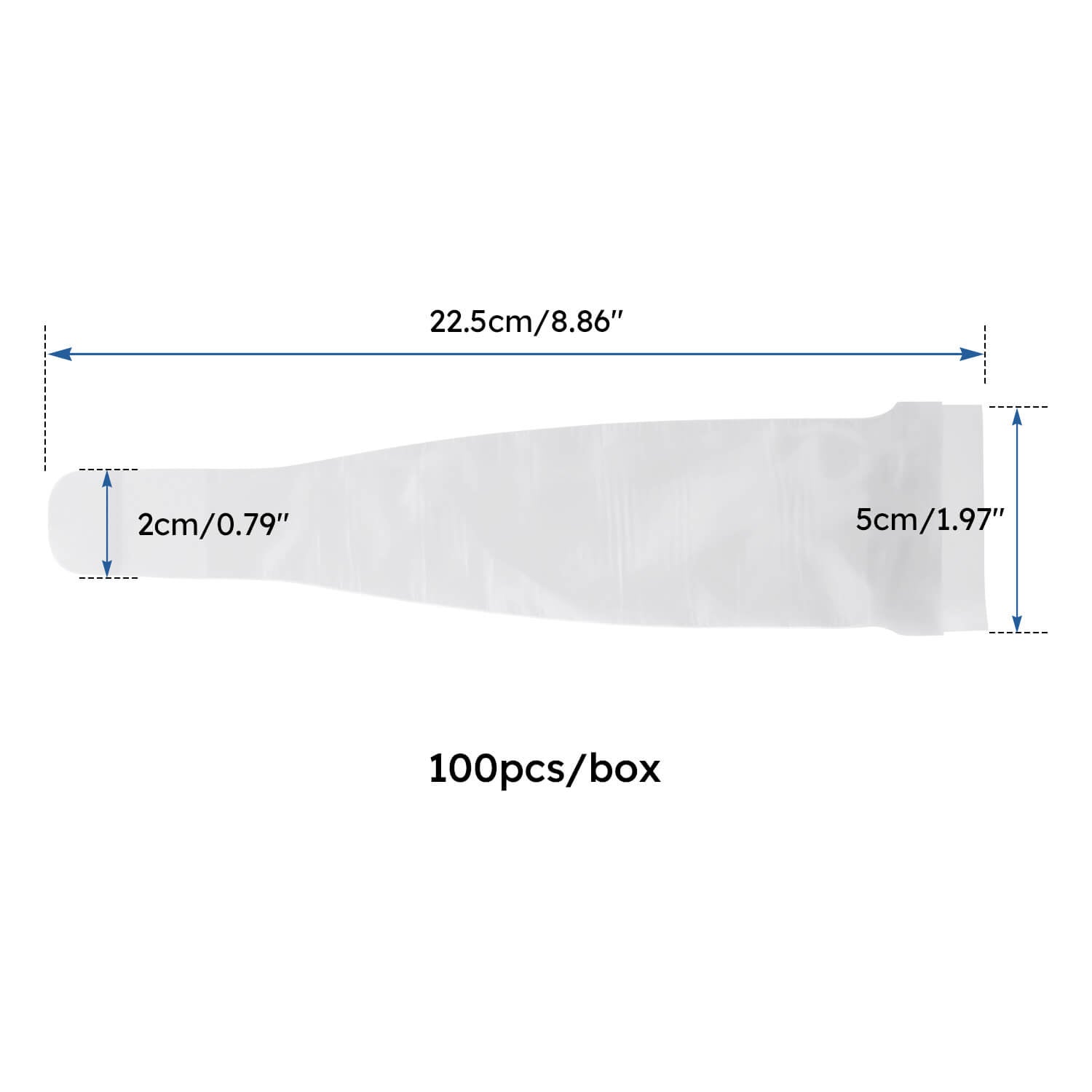 Dental Intraoral Camera Disposable Protection Film Sheath Sleeve 100pcs/Box - pairaydental.com
