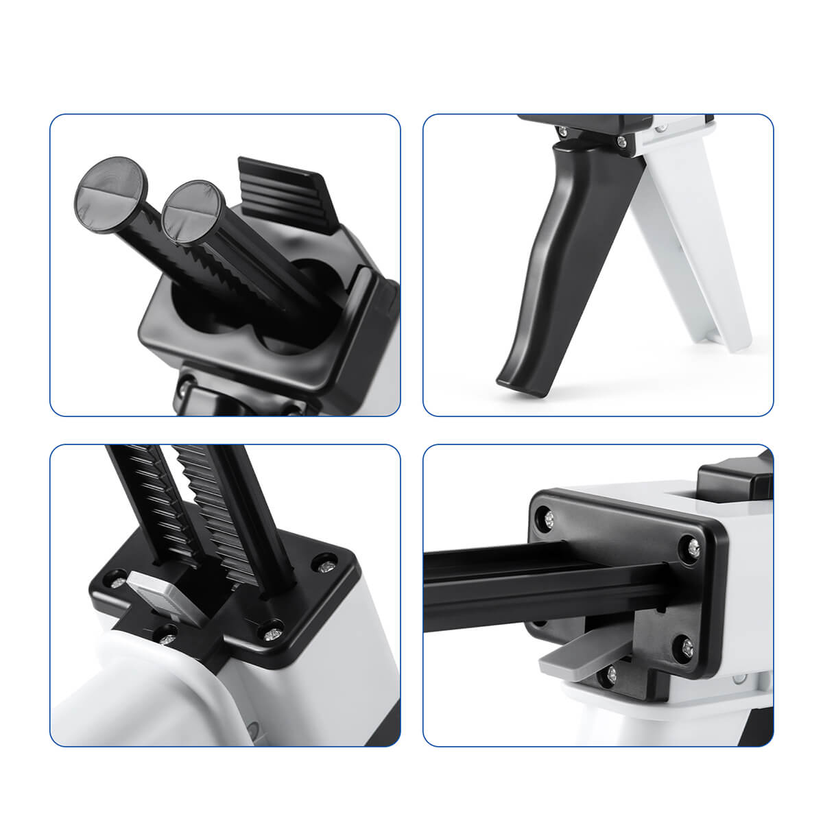 Dental Universal Impression Mixing Gun Dispenser for 1:1 / 2:1 Ratio 50ml - pairaydental.com