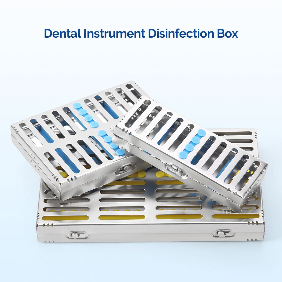 Dental Instrument Disinfection Box Sterilization and Autoclavable Rack Tray 5 /10 /20 Grids - pairaydental.com