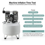Dental Noiseless Oil-Free Air Compressor Plus Dual-Pressure Display 24L/40L for 1-2 Dental Chair - pairaydental.com
