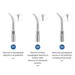 2/4 Holes Dental Air Scaler Handpiece Super Sonic Scaling Handle with 3 Tips (G1,G2,G4) - pairaydental.com