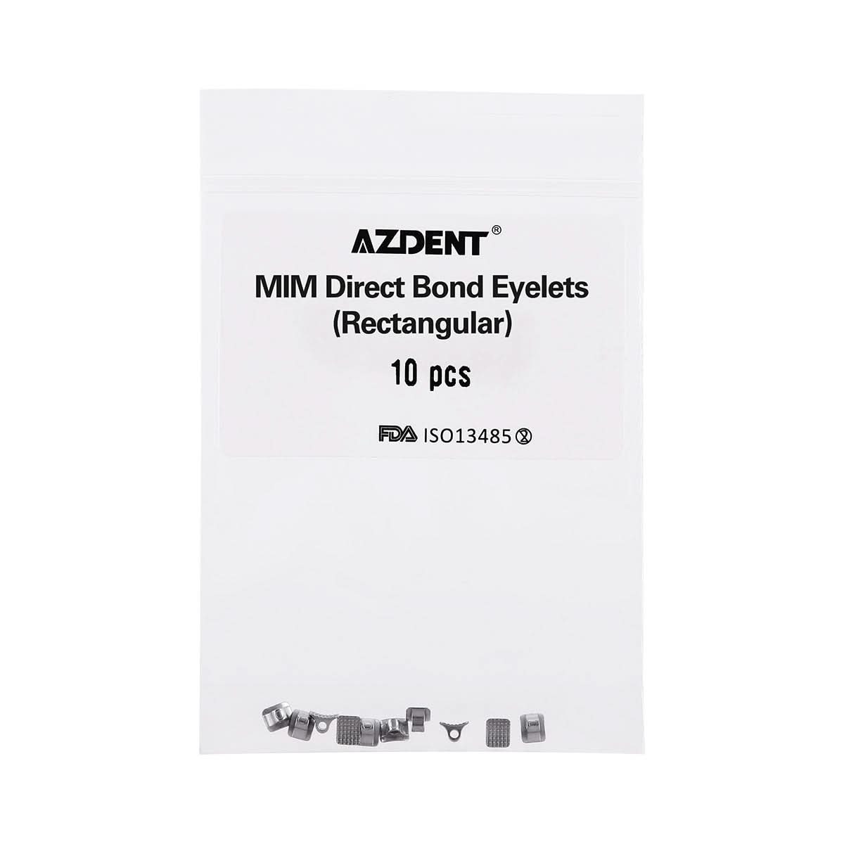 Dental Lingual Button Direct Bond Eyelet Round/Rectangular 10pcs/Bag - pairaydental.com